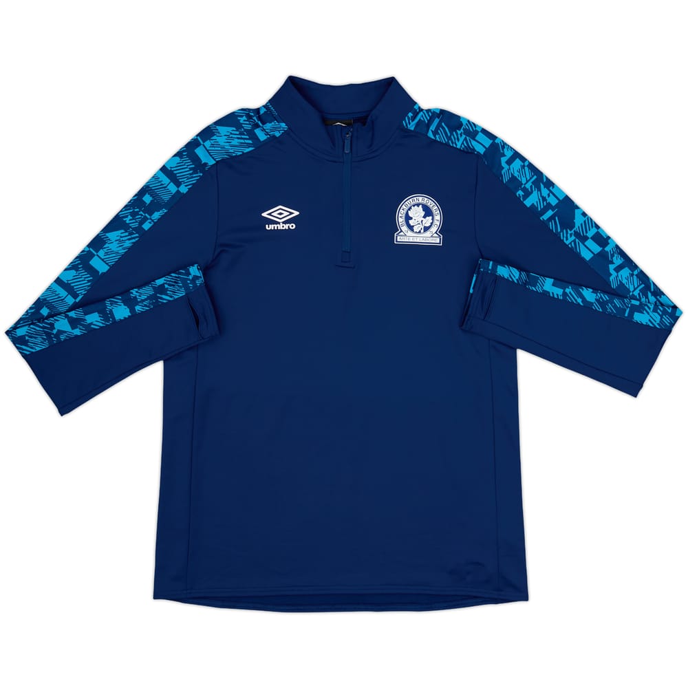2020-21 Blackburn Umbro 1/4 Zip Training Top - 8/10 - (L)