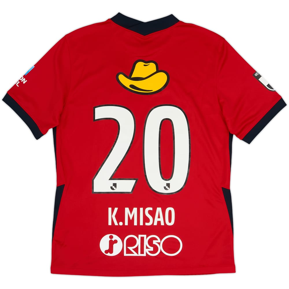 2021 Kashima Antlers Home Shirt K.Misao #20 - 8/10 - (L)