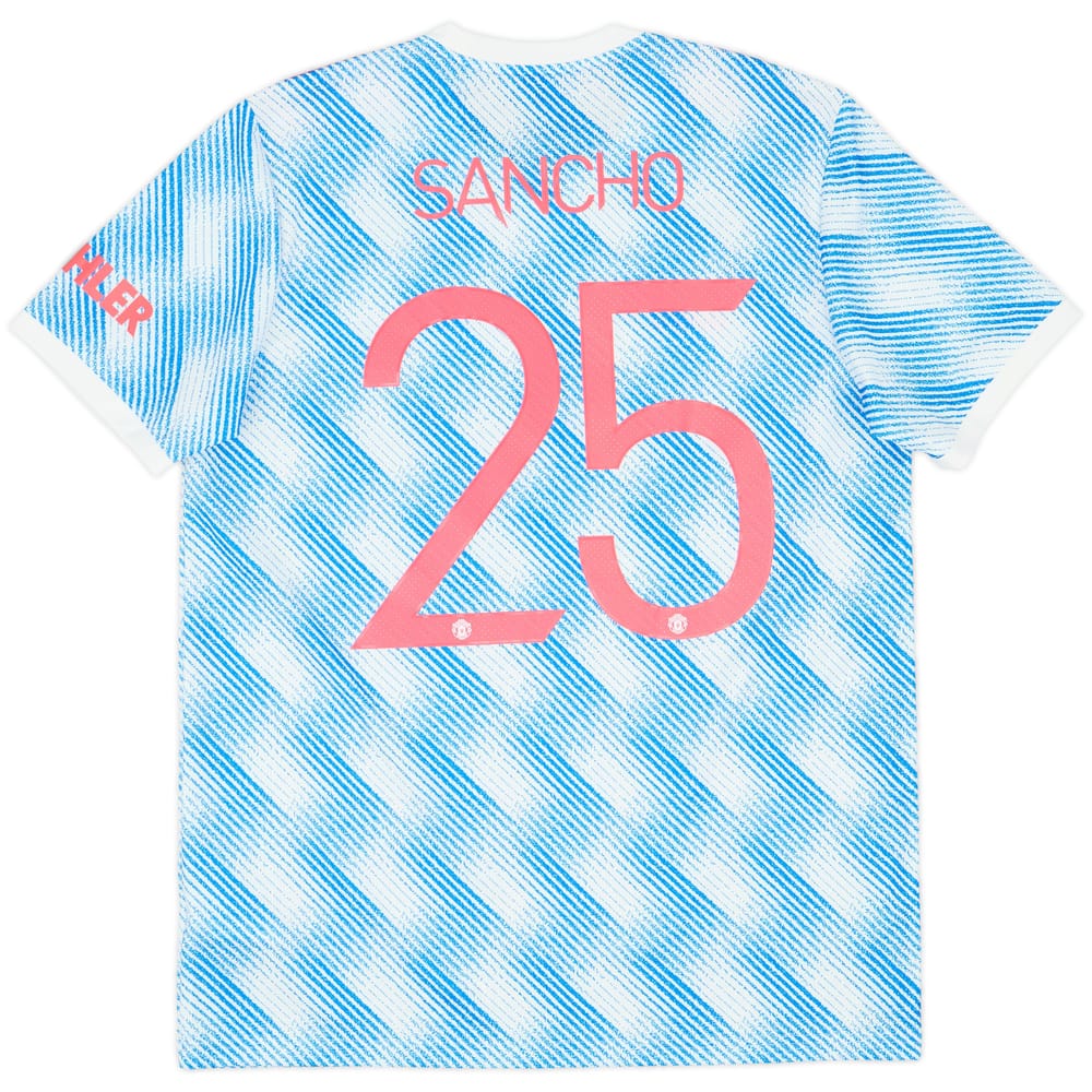 2021-22 Manchester United Away Shirt Sancho #25 - 10/10 - (L)