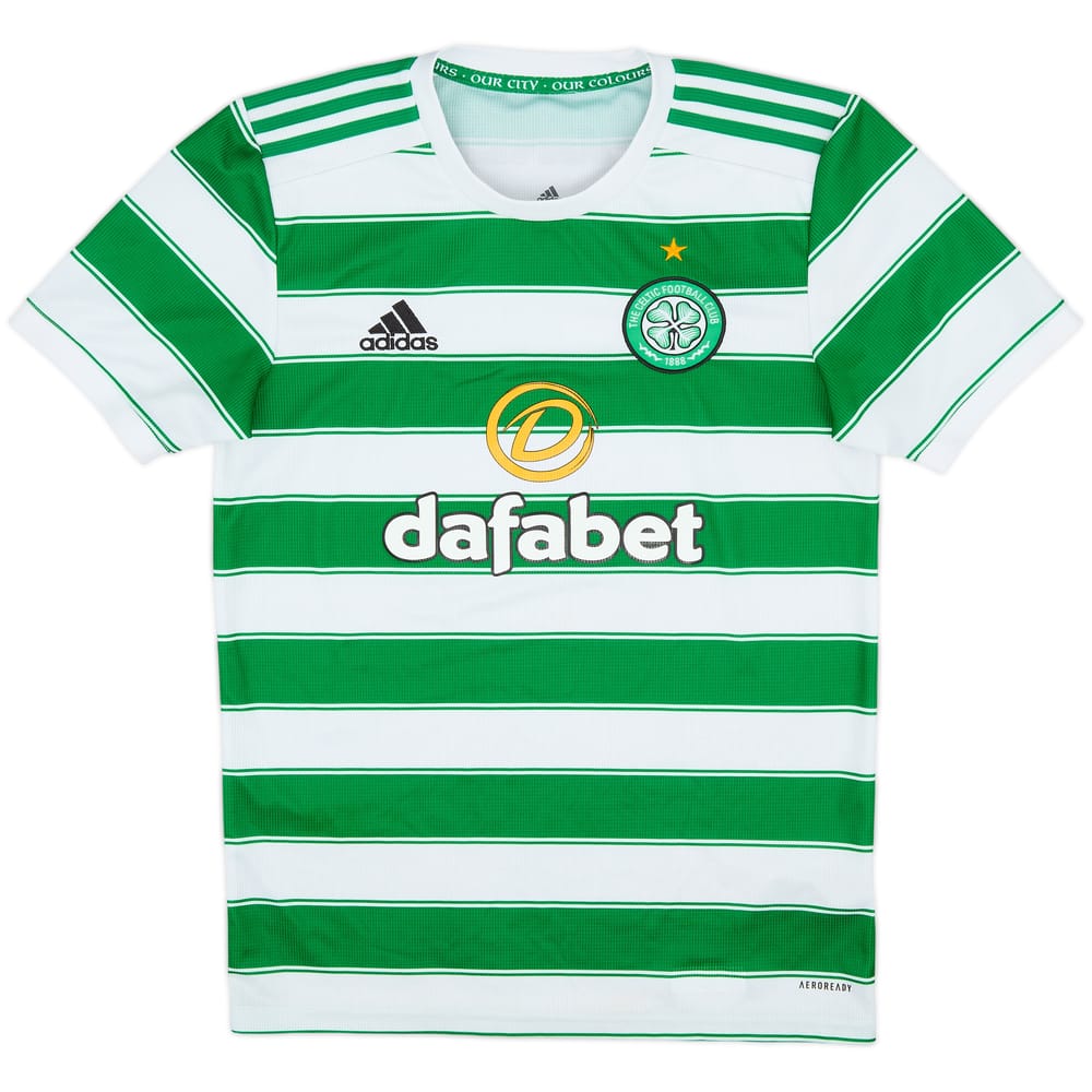 2021-22 Celtic Home Shirt - 8/10 - (S)