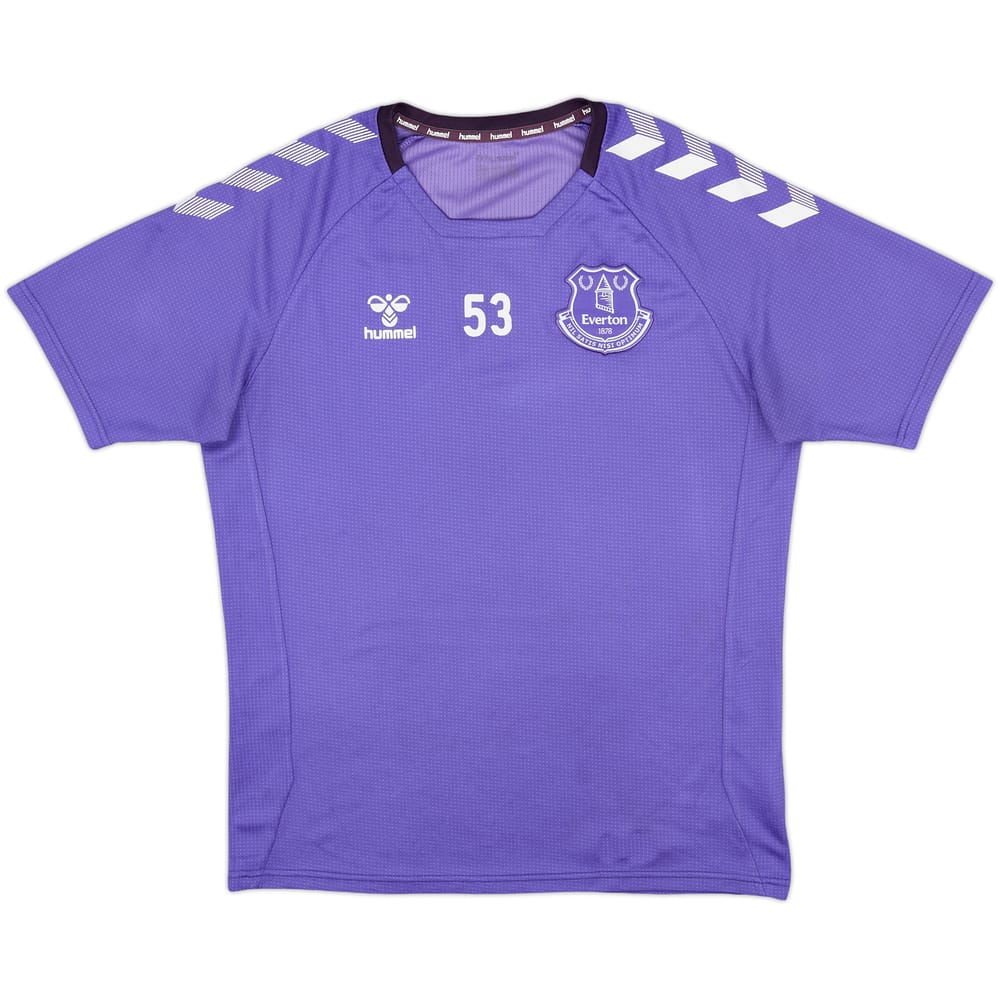 2020-21 Everton Hummel Player Issue Training Shirt #53 - 8/10 - (S)