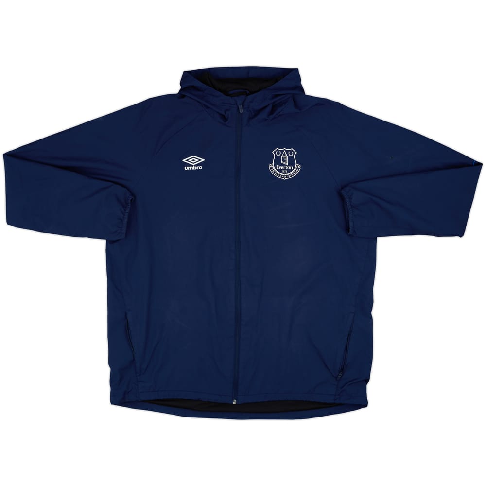 2015-16 Everton Umbro Hooded Track Jacket - 8/10 - (XXL)