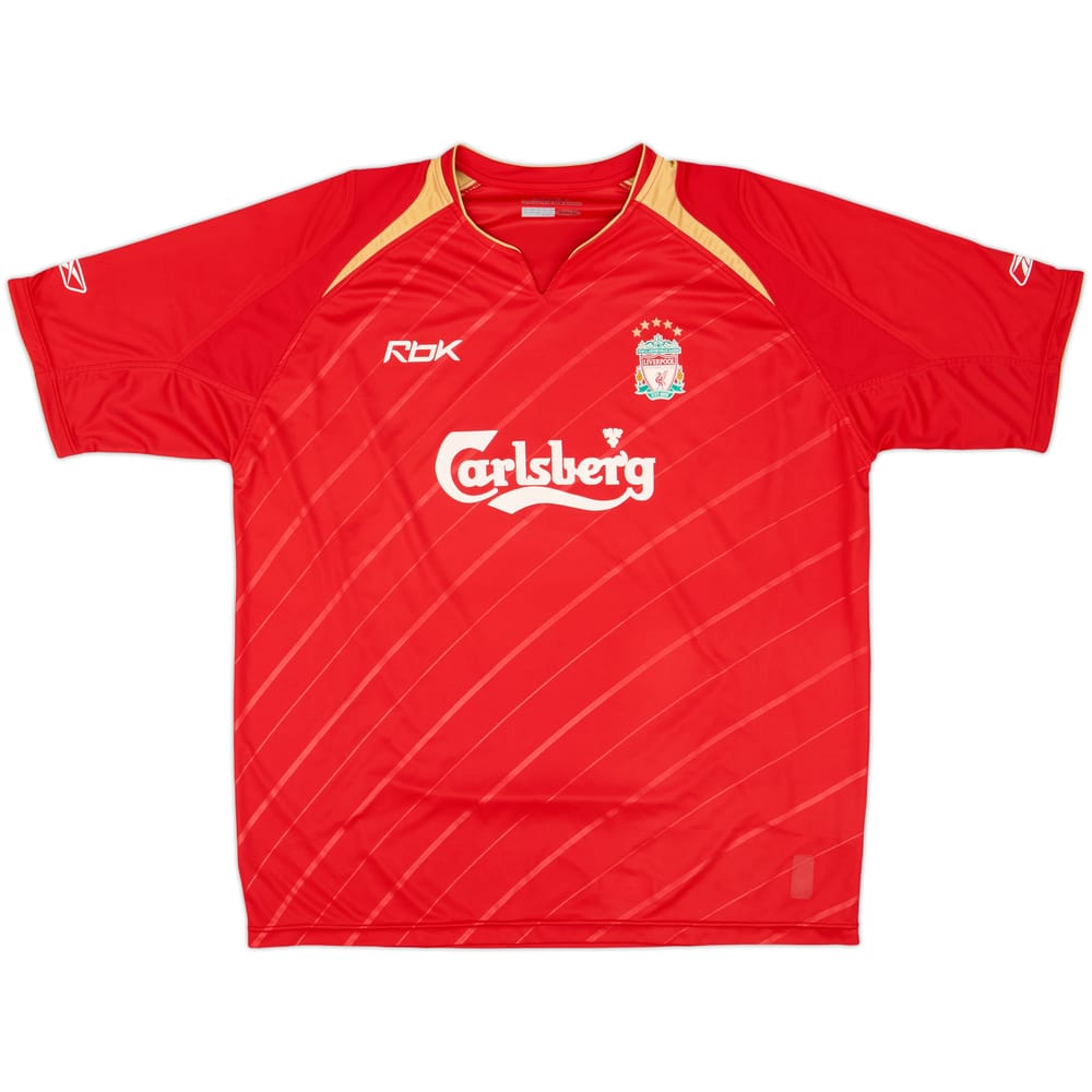 2005-06 Liverpool CL Home Shirt - 6/10 - (XL)