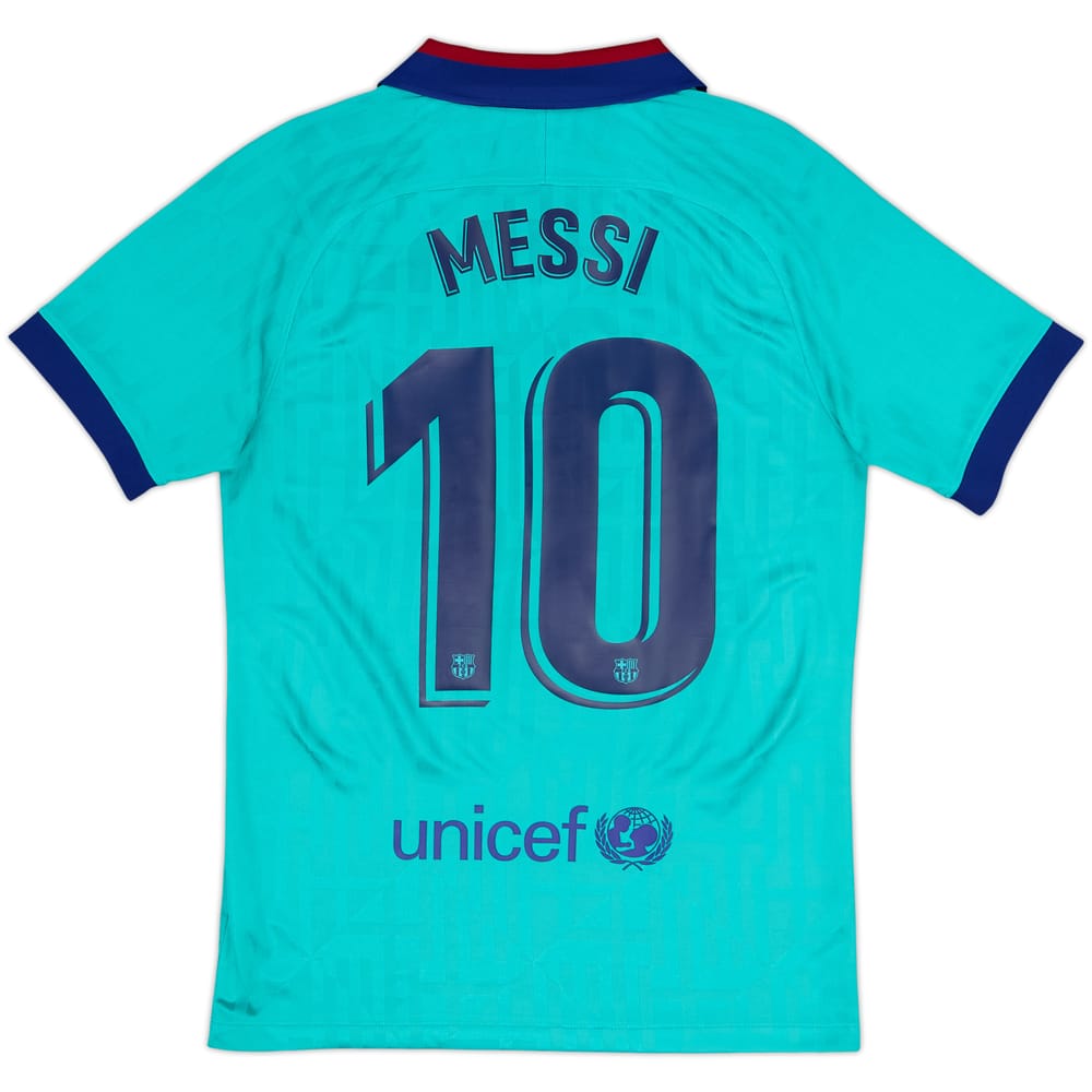 2019-20 Barcelona Tercera Camiseta CL Messi #10 - 9/10 - (S)