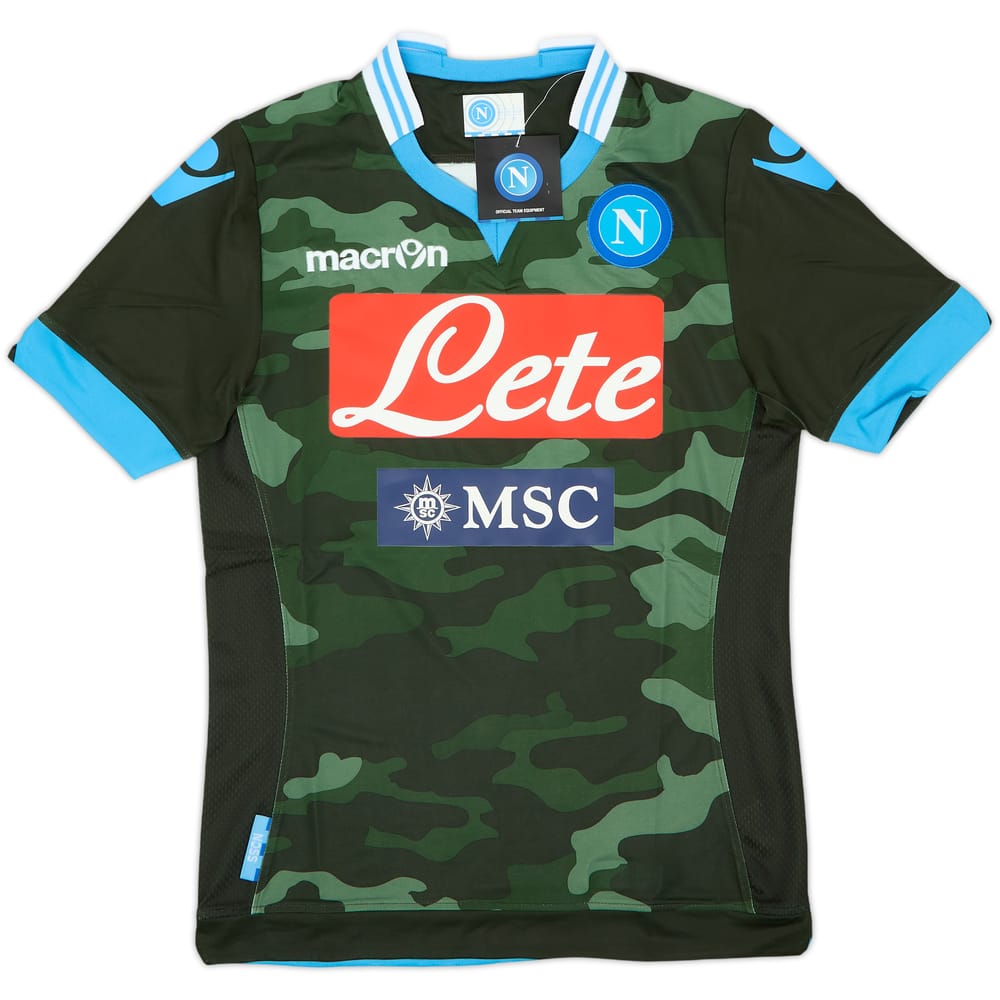 2013-14 Napoli Camiseta de visitante (S)