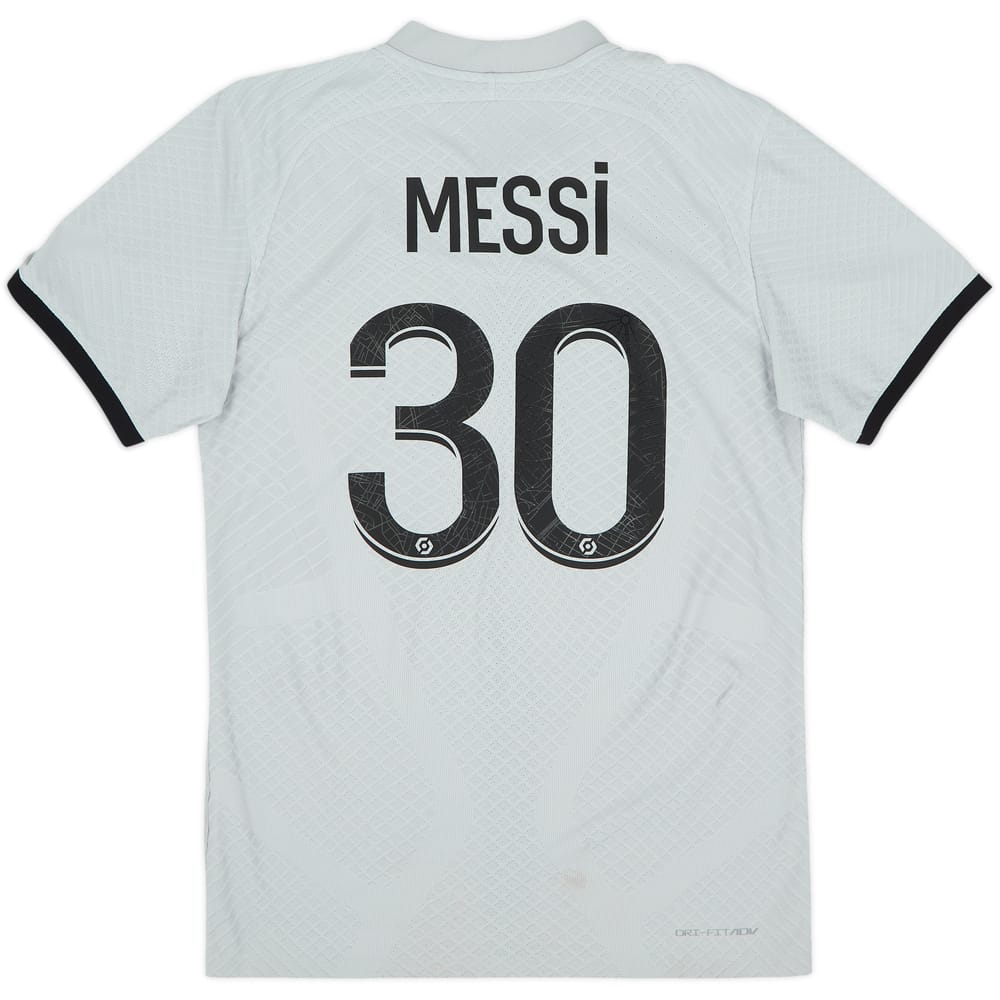 2022-23 Paris Saint-Germain Authentic Away Shirt Messi #30 - 9/10 - (S)