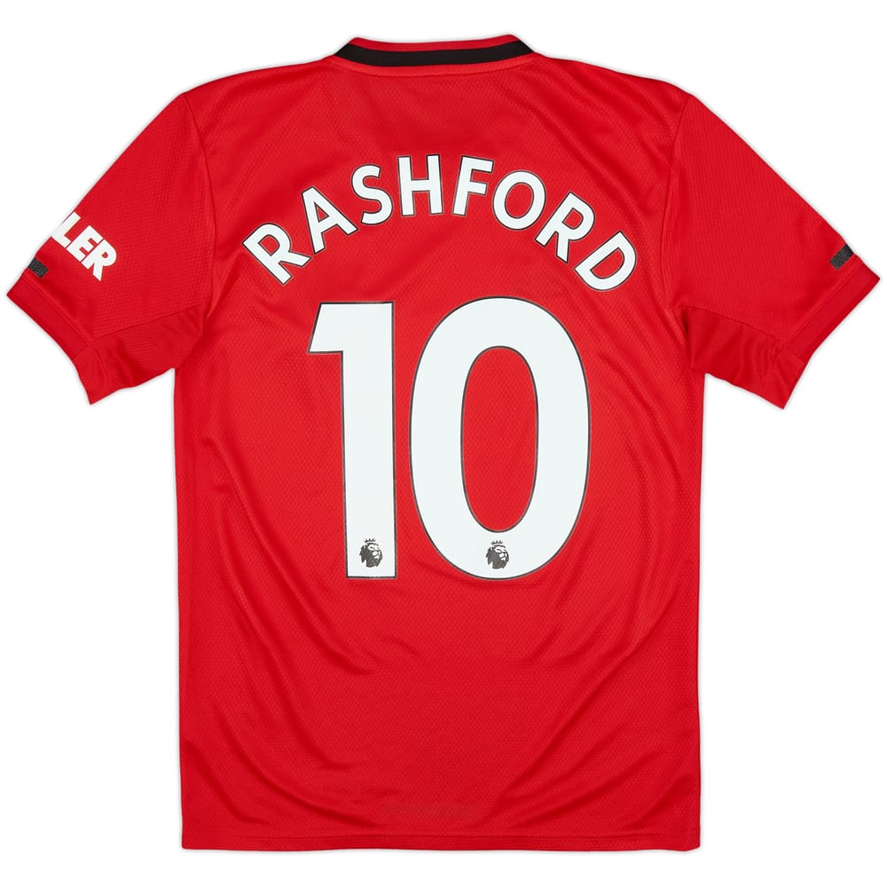 2019-20 Manchester United Home Shirt Rashford #10 - 7/10 - (XS)