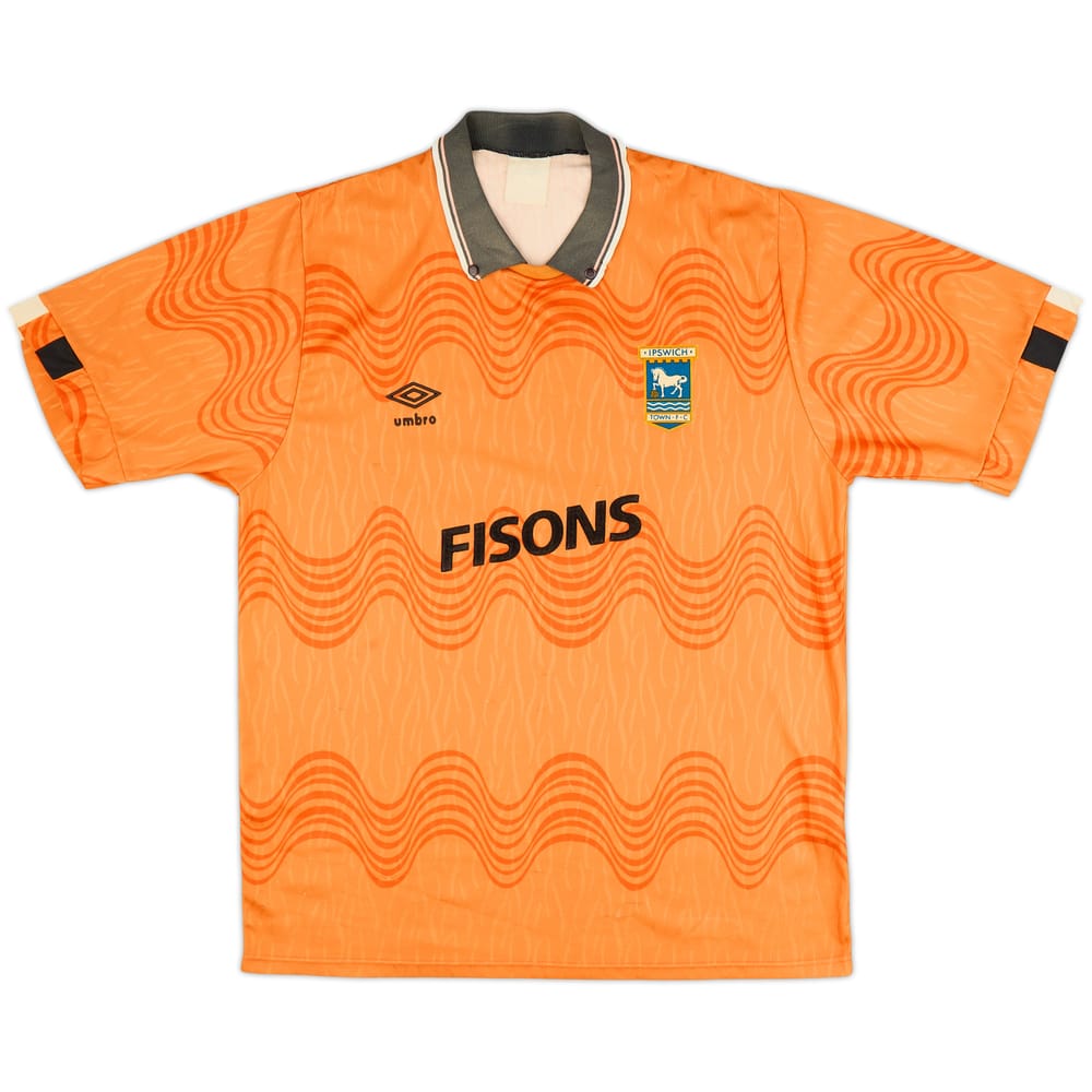 1989-92 Ipswich Away Shirt - 6/10 - (L)