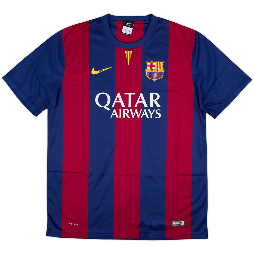 2014-15 Barcelona Basic Home Shirt - 4/10 - (L)