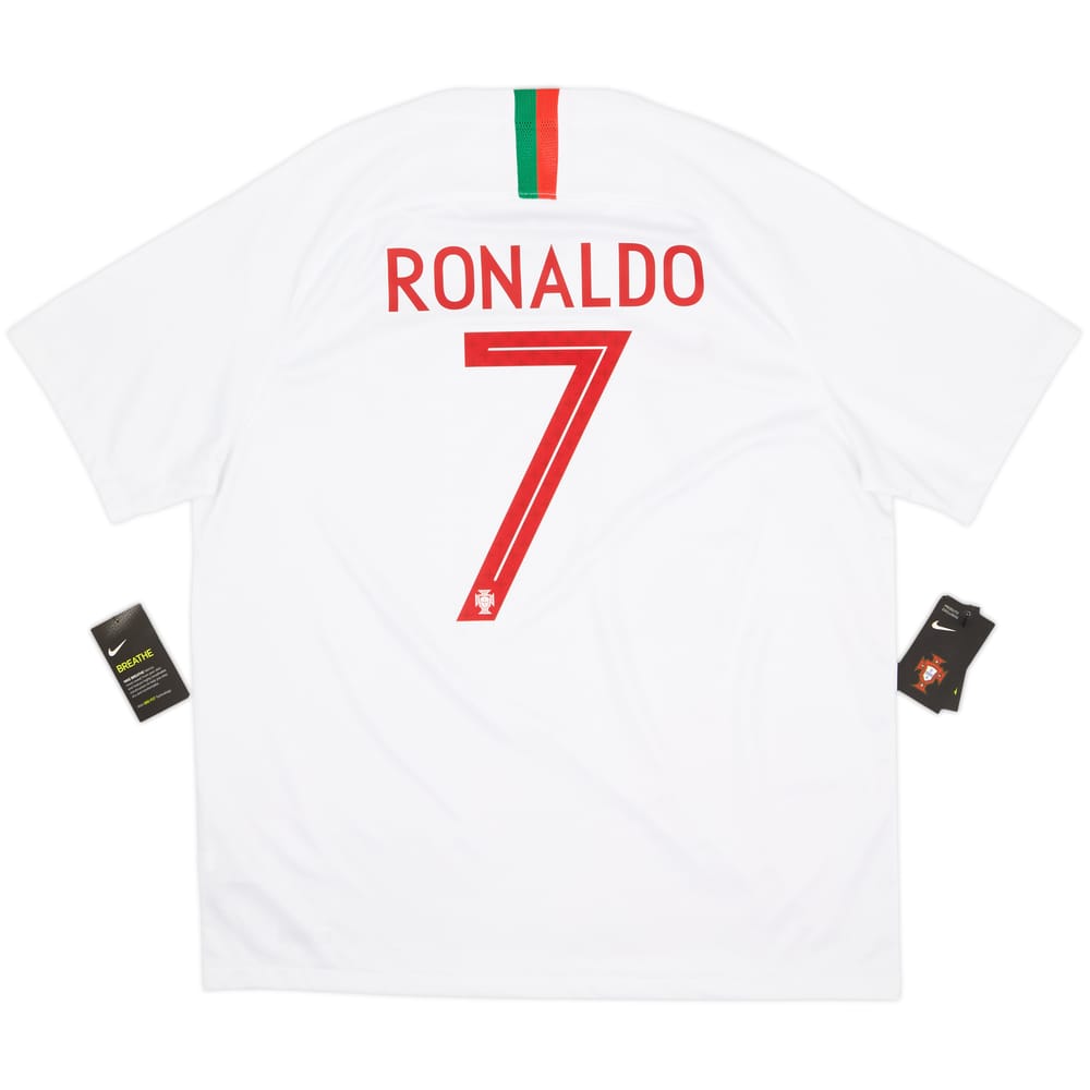 2018-19 Portugal Away Shirt Ronaldo #7 (XL)