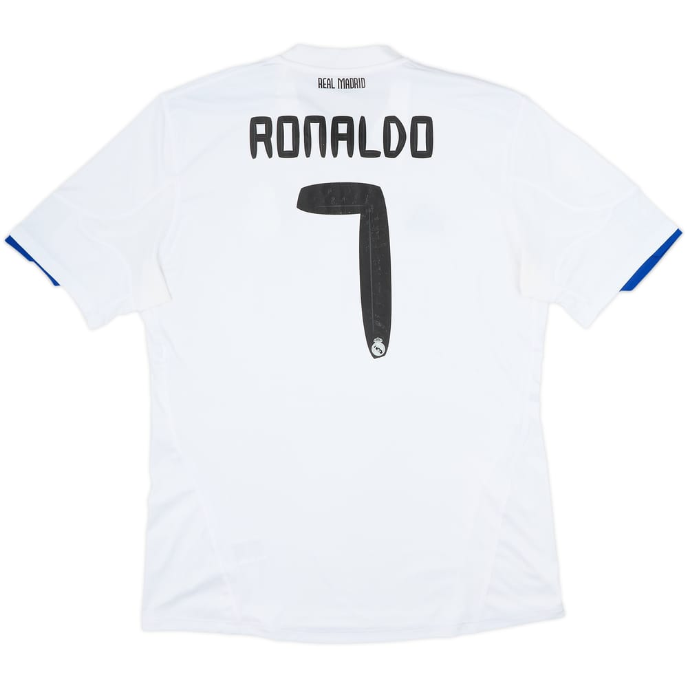 2010-11 Real Madrid Home Shirt Ronaldo #7 - 6/10 - (XL)