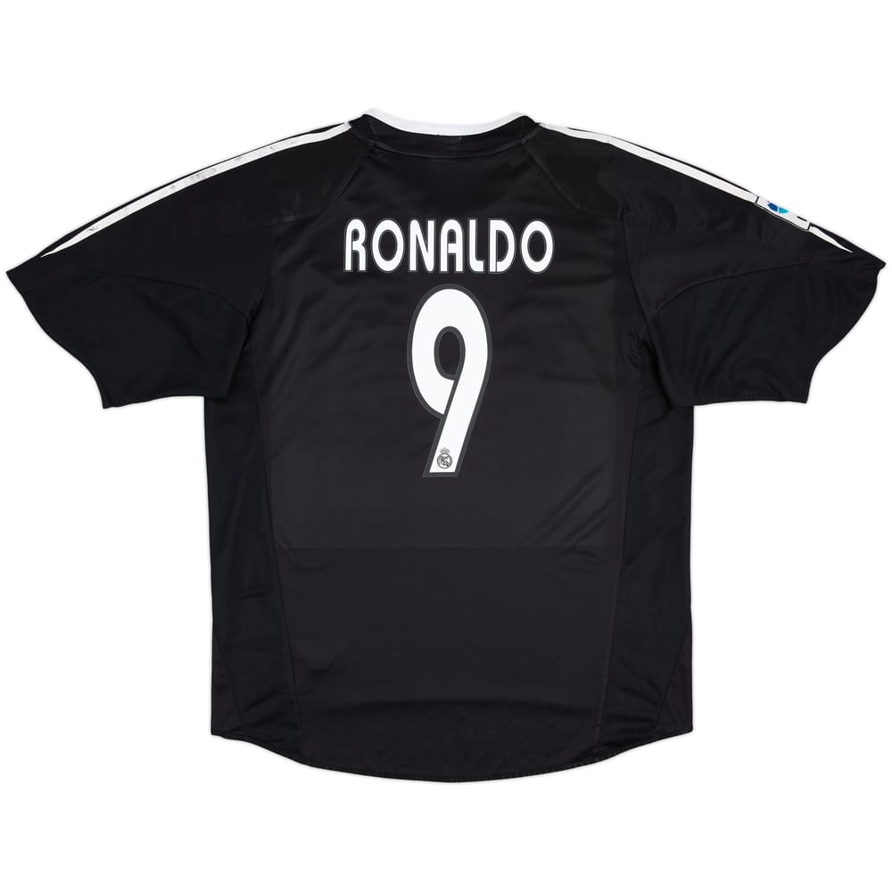 2004-05 Real Madrid Away Shirt Ronaldo #9 - 6/10 - (L)