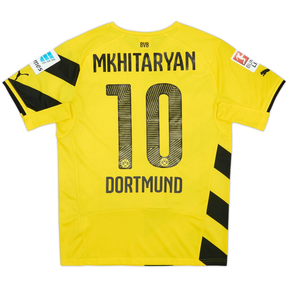 2014-15 Borussia Dortmund Home Shirt Mkhitaryan #10 - 6/10 - (M)
