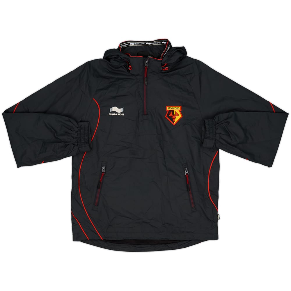2010-12 Watford Burrda 1/4 Zip Hooded Rain Jacket - 8/10 - (S)