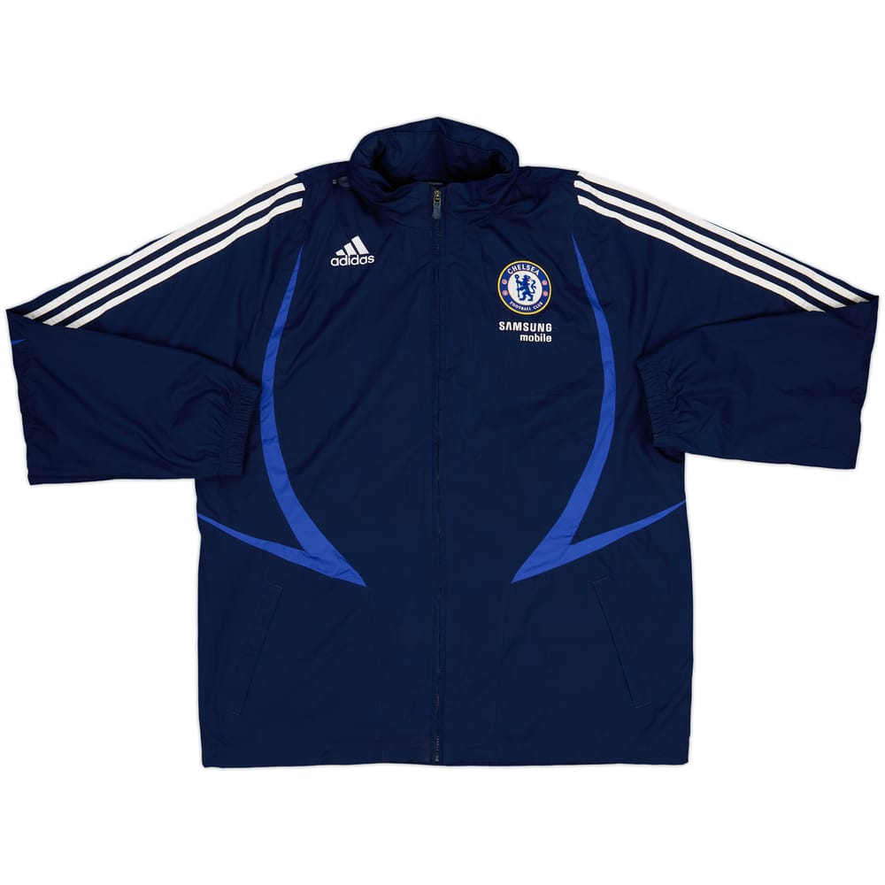 2007-08 Chelsea adidas Hooded Rain Jacket - 8/10 - (XL)