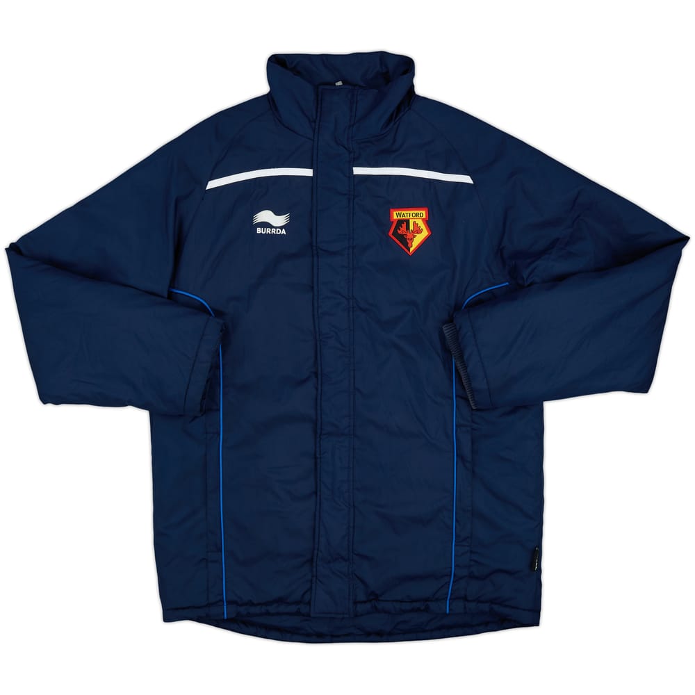 2010-11 Watford Burrda Padded Bench Coat - 8/10 - (S)