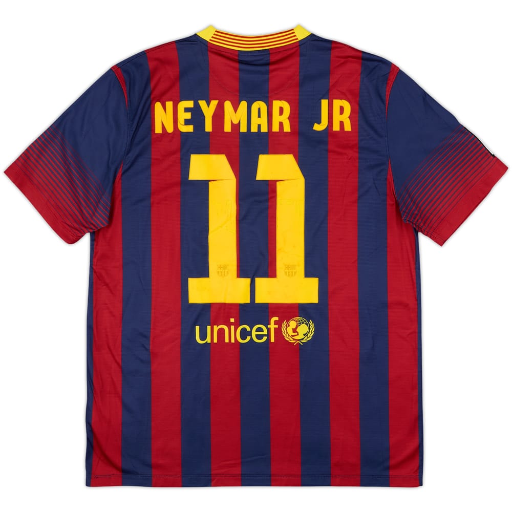 2013-14 Barcelona Home Shirt Neymar #11 - 5/10 - (L)