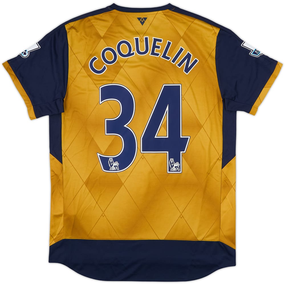 2015-16 Arsenal Away Shirt Coquelin #34 - 9/10 - (L)