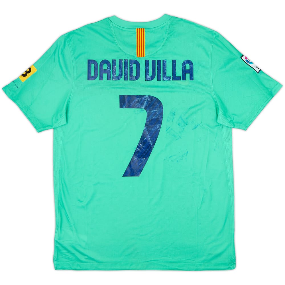 2010-11 Barcelona Away Shirt David Villa #7 - 4/10 - (L)