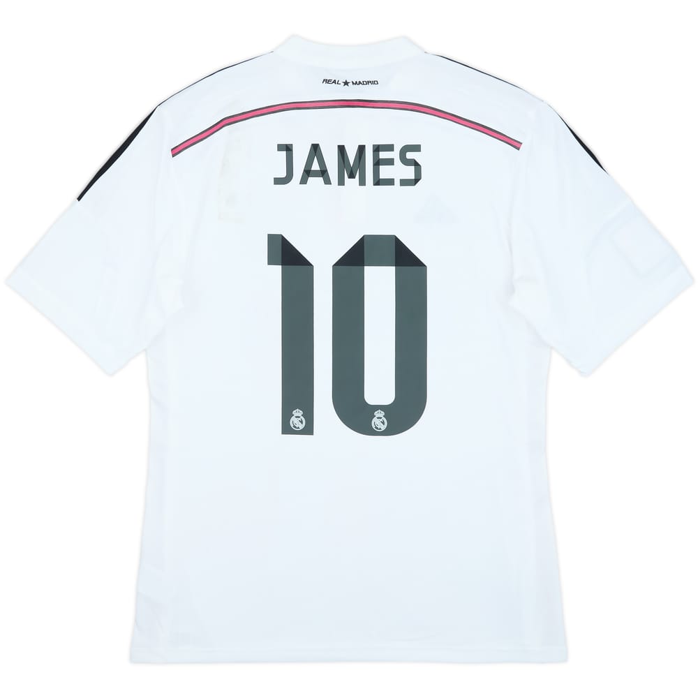 2014-15 Real Madrid Home Shirt James #10 - 5/10 - (L)
