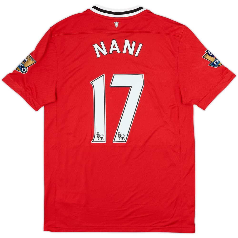 2011-12 Manchester United Home Shirt Nani #17 - 9/10 - (M)