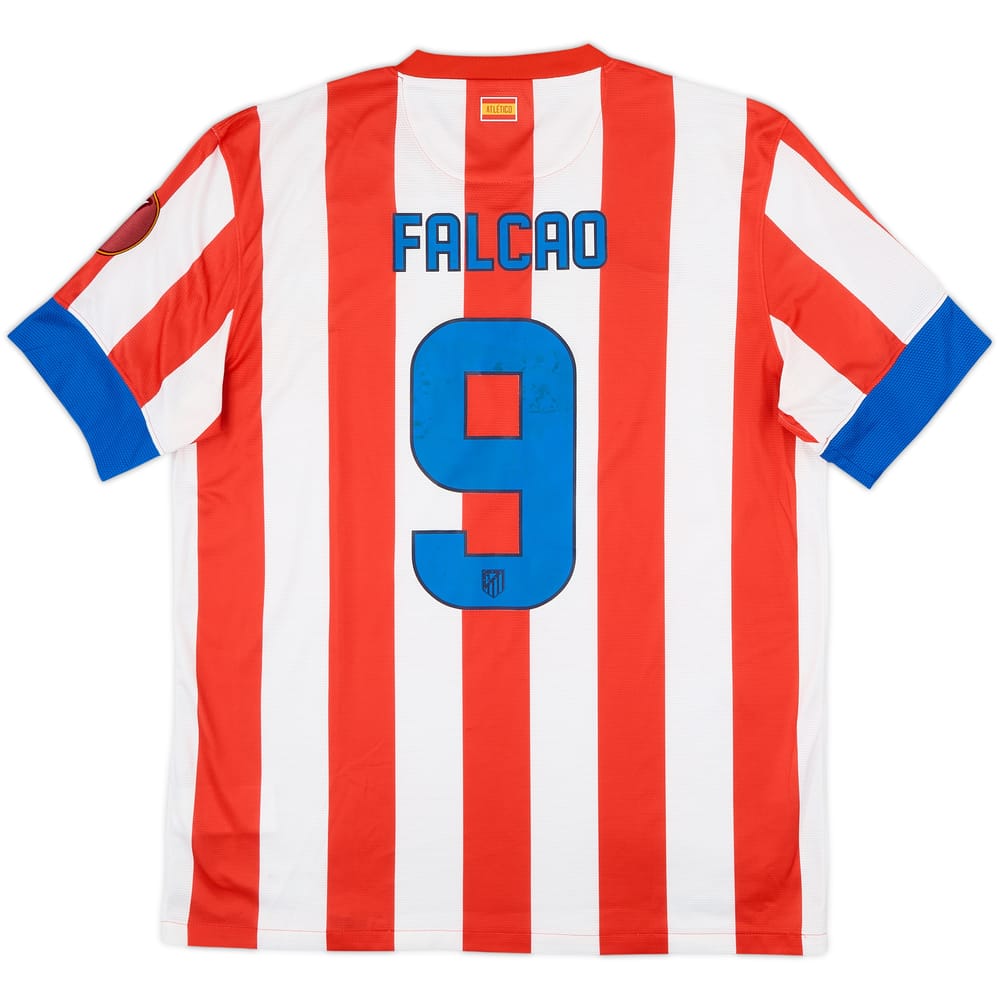 2012-13 Atletico Madrid Home Shirt Falcao #9 - 7/10 - (L)