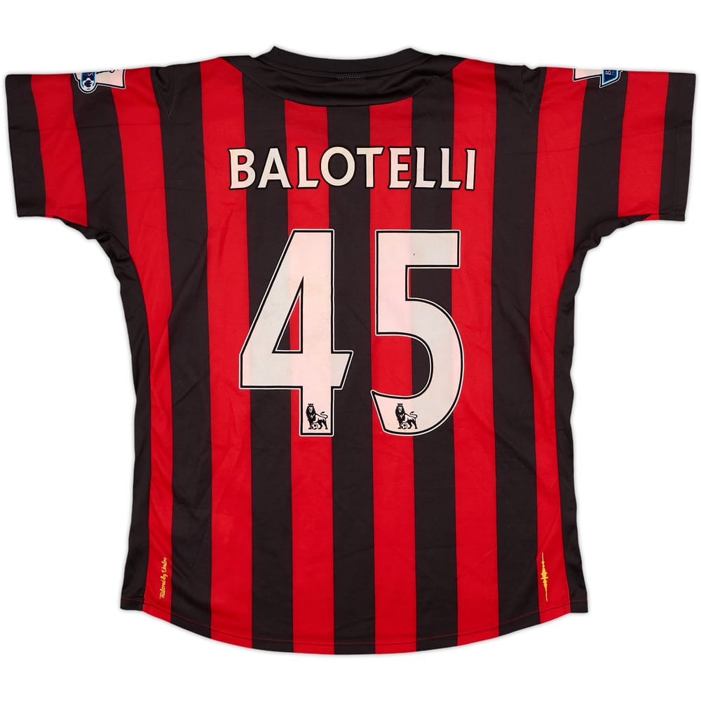 2011-12 Manchester City Away Shirt Balotelli #45 - 8/10 - (L)