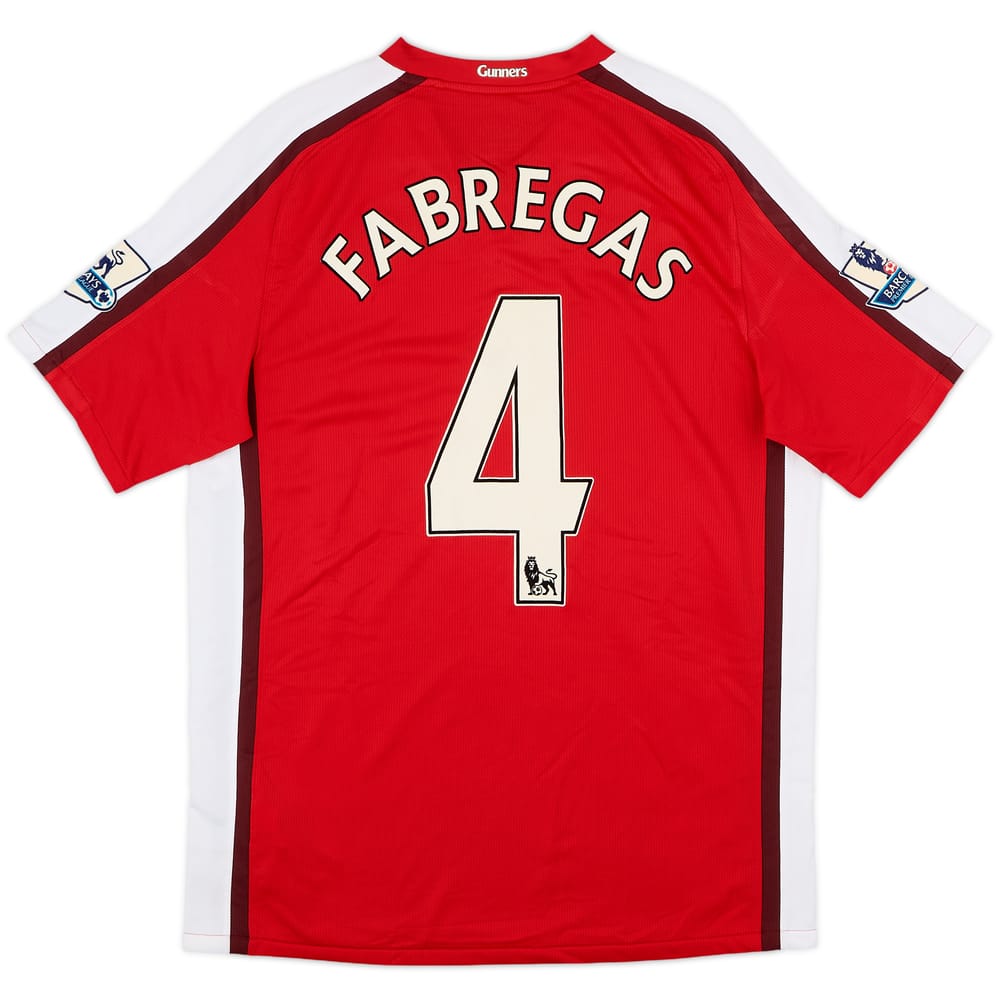 2008-10 Arsenal Camiseta Local Fabregas #4 - 8/10 - (M)