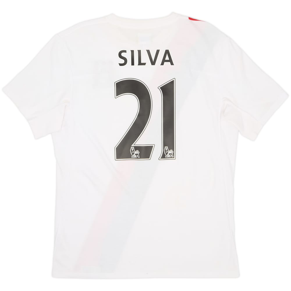 2009-11 Manchester City Third Shirt Silva #21 - 8/10 - (M)