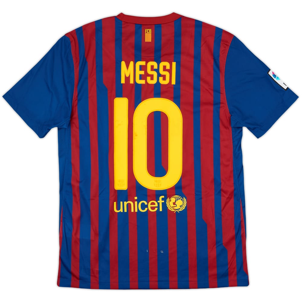 2011-12 Barcelona Home Shirt Messi #10 - 5/10 - (M)