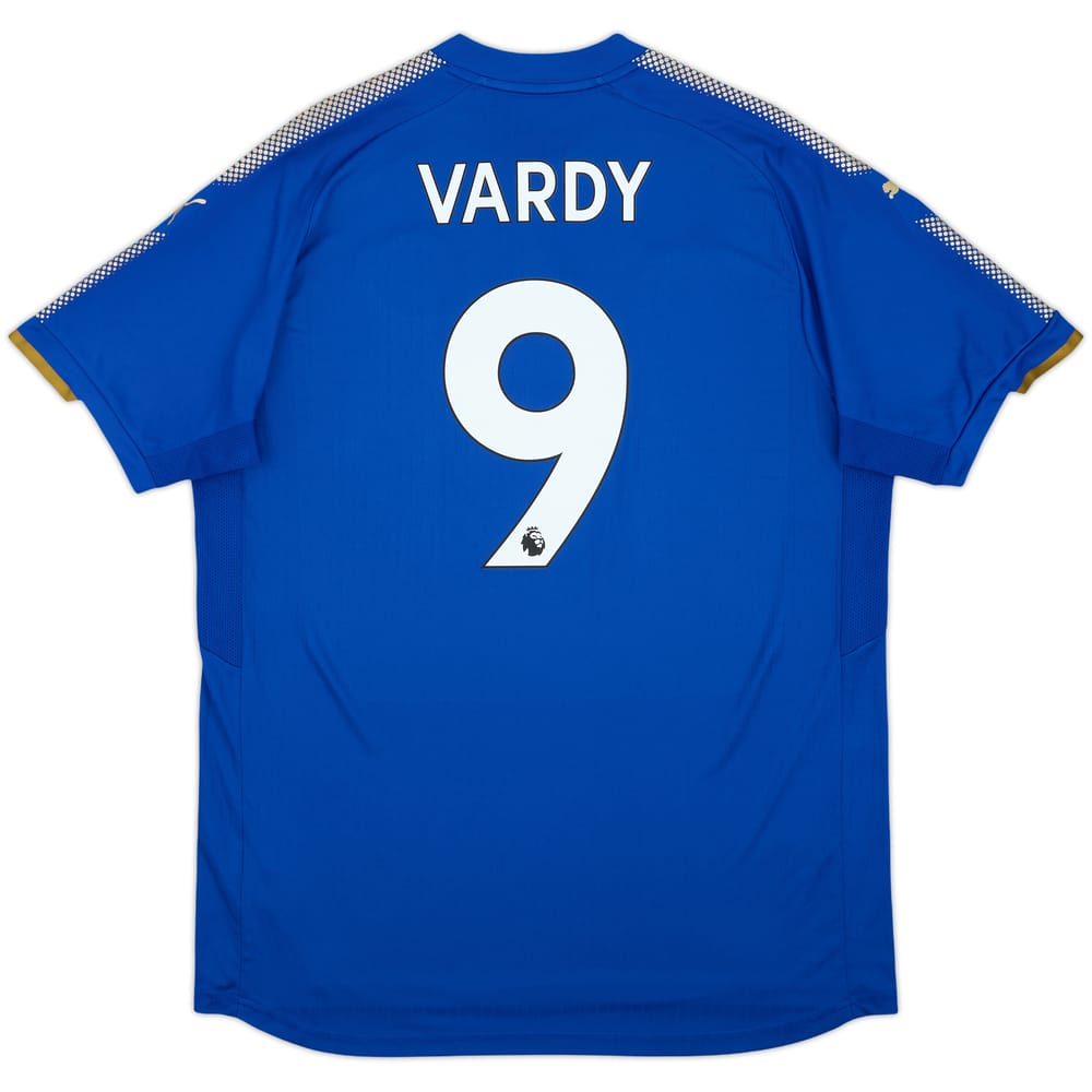 2017-18 Leicester Home Shirt Vardy #9 - 10/10 - (XL)