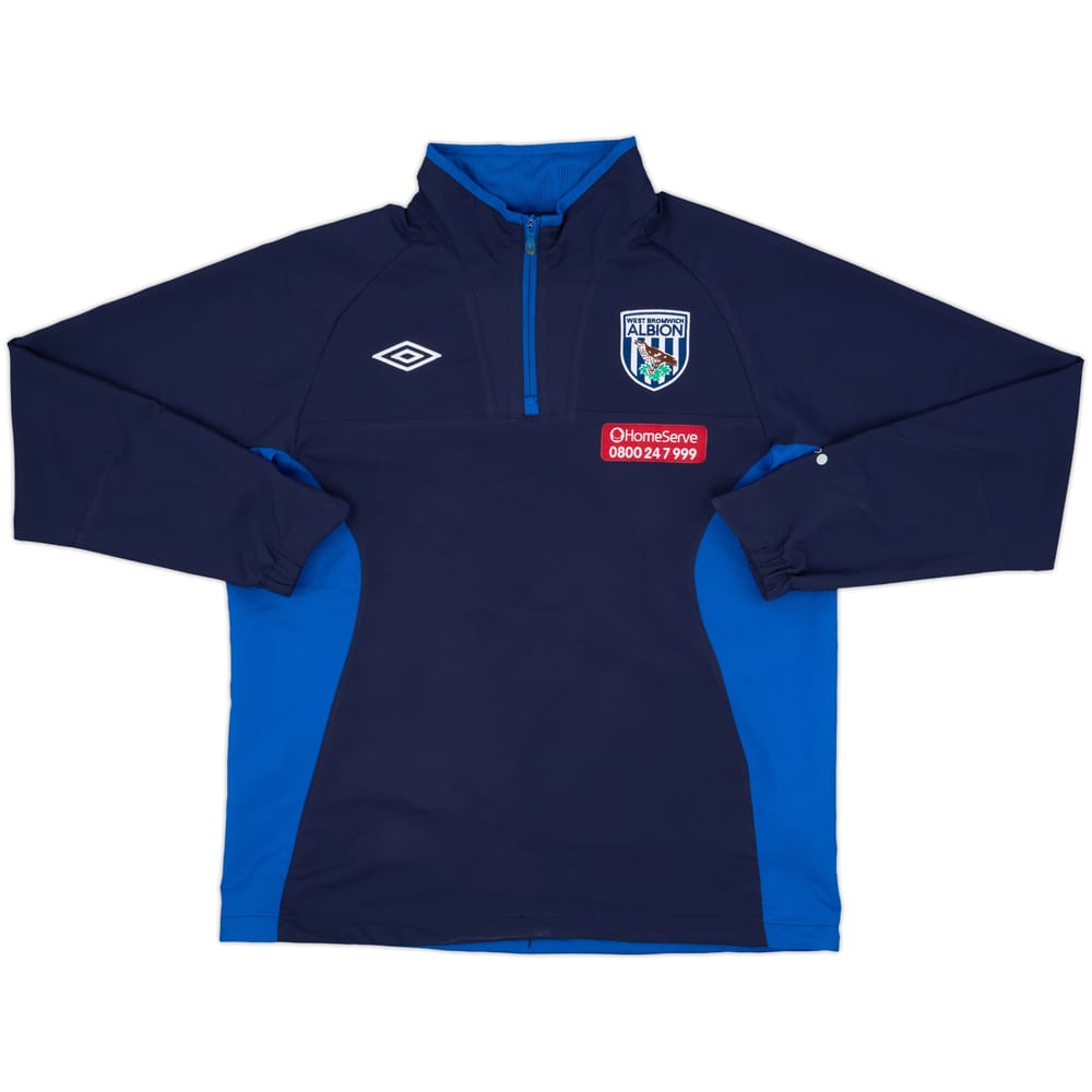2010-11 West Brom Umbro 1/4 Zip Drill Top - 8/10 - (L)