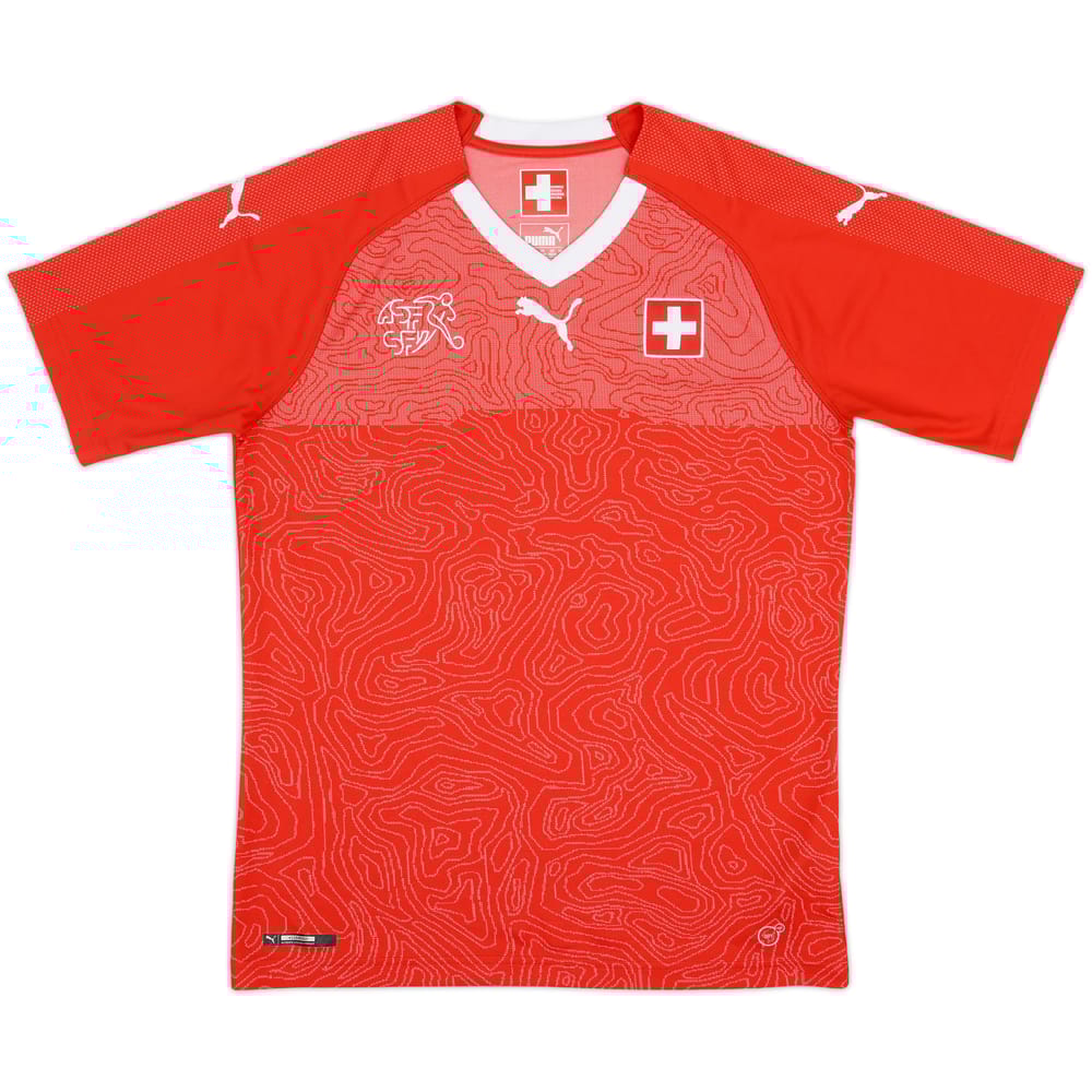 2018-20 Switzerland Home Shirt - 9/10 - (M)
