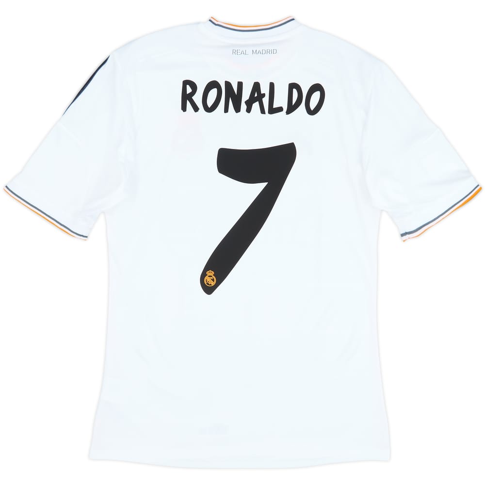2013-14 Real Madrid Home Shirt Ronaldo #7 - 8/10 - (S)