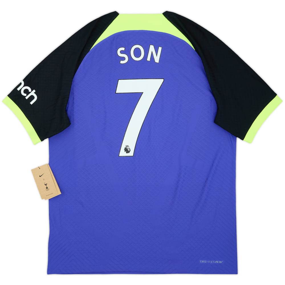 2022-23 Tottenham Authentic Away Shirt Son #7 (L)
