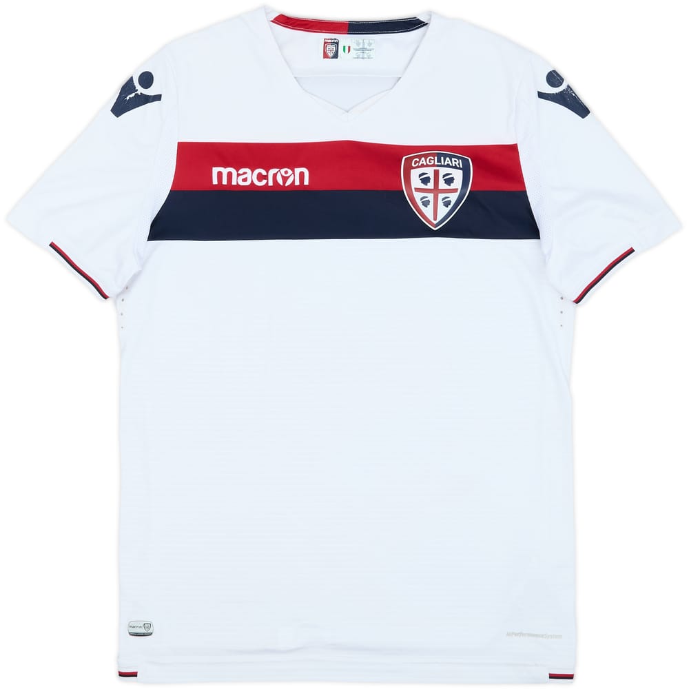 2017-18 Cagliari Away Shirt - 7/10 - (S)