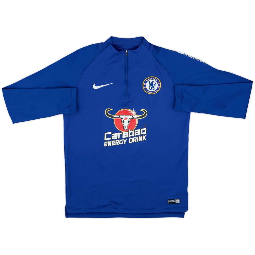 2018-19 Chelsea Nike 1/4 Zip Drill Top - 8/10 - (S)