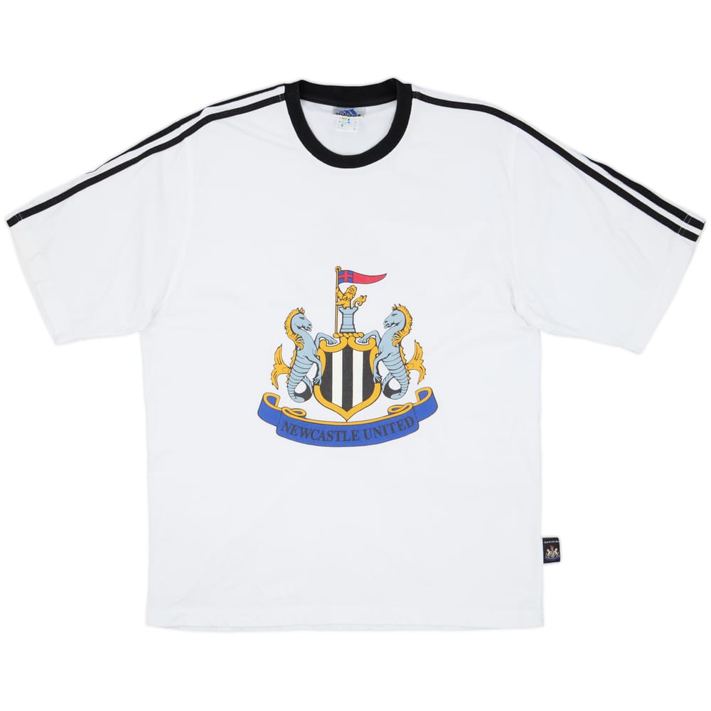 1998-00 Newcastle adidas Cotton Tee - 8/10 - (L)