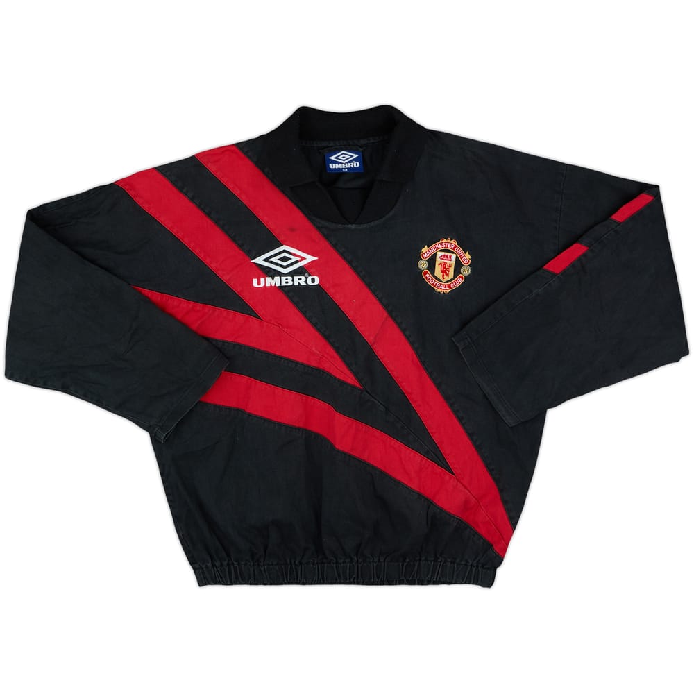 1992-93 Manchester United Umbro Drill Top - 5/10 - (M)