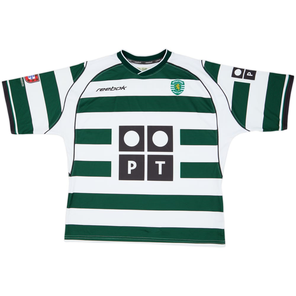 2002-03 Sporting CP Home Shirt - 8/10 - (L)