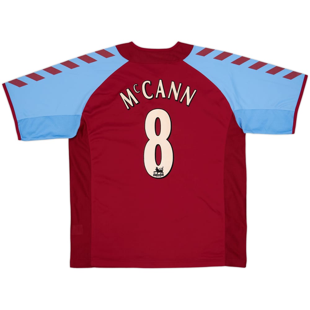 2004-05 Aston Villa Home Shirt McCann #8 - 8/10 - (L)