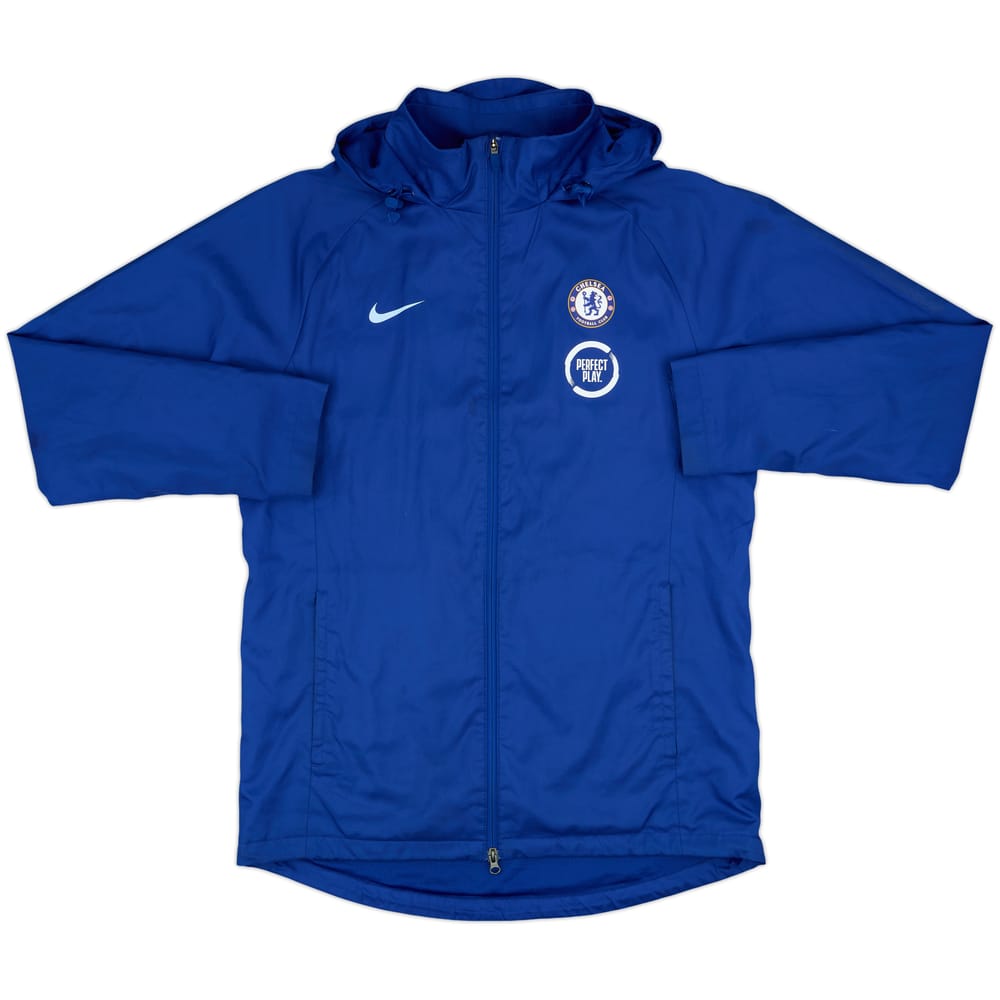 2020-21 Chelsea Nike Hooded Track Jacket - 8/10 - (L)