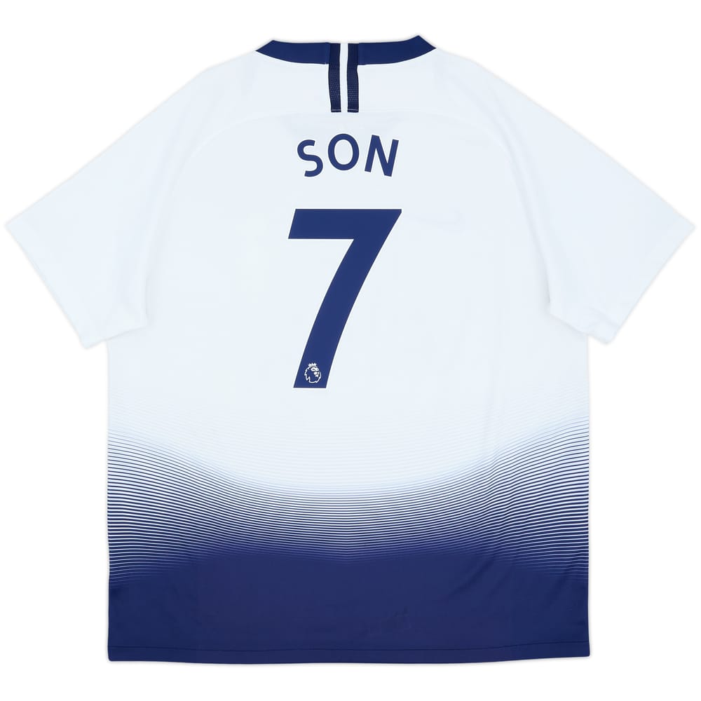 2018-19 Tottenham Home Shirt Son #7 - 8/10 - (XL)