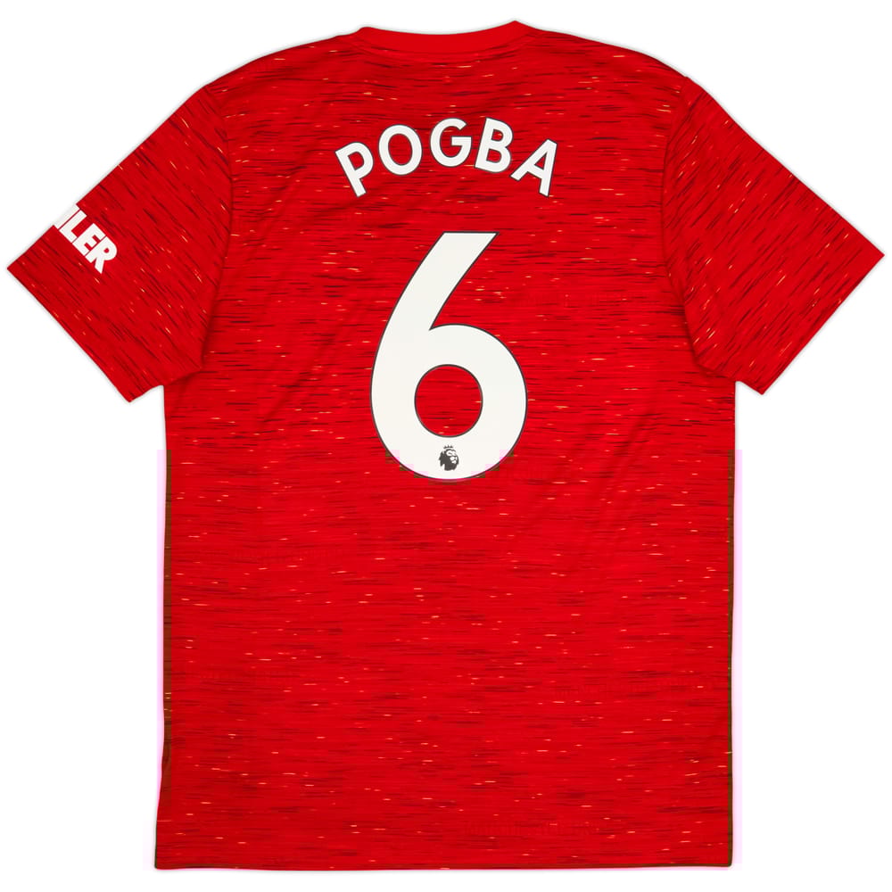 2020-21 Manchester United Home Shirt Pogba #6 - 9/10 - (L)