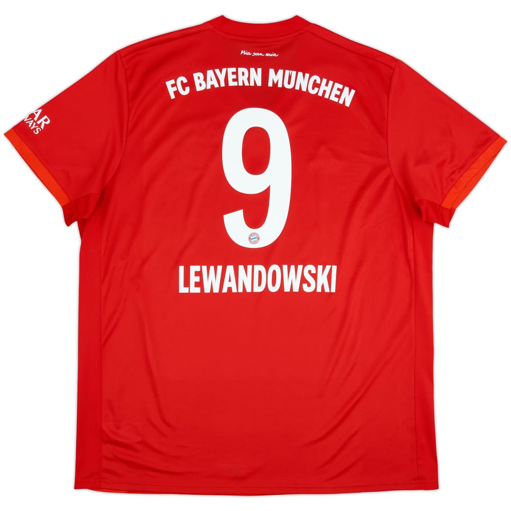 2019-20 Bayern Munich Home Shirt Lewandowski #9 - 9/10 - (XXL)