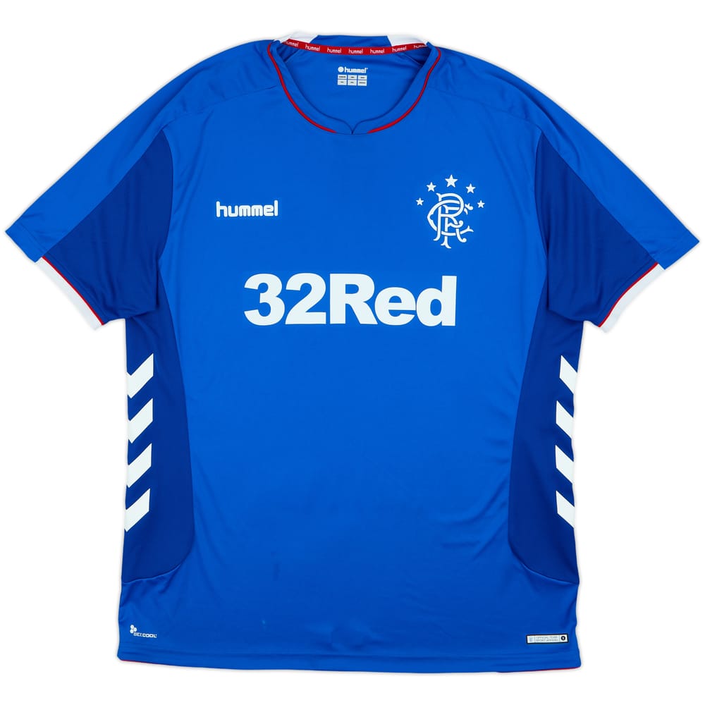 2018-19 Rangers Home Shirt - 9/10 - (3XL)