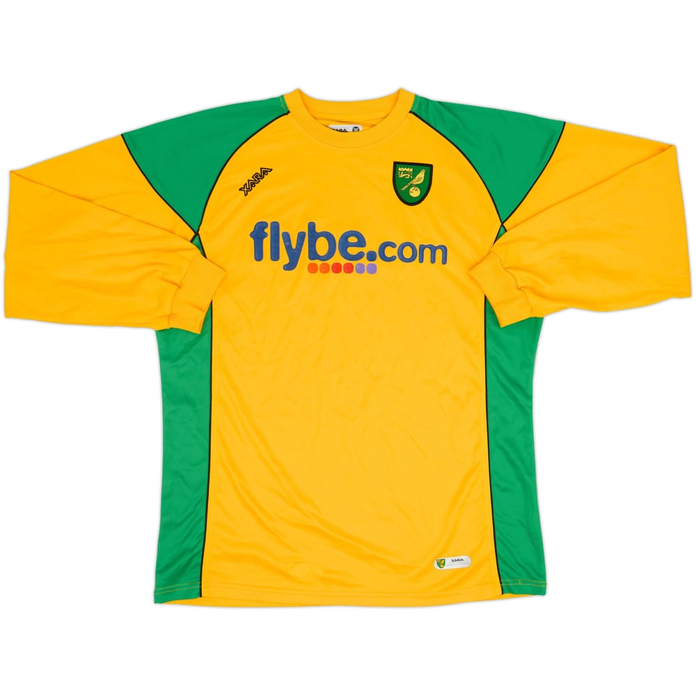 2006-08 Norwich Home L/S Shirt - 8/10 - (XXL)