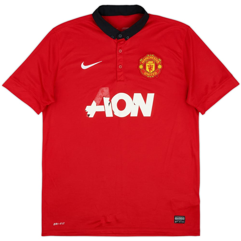 2013-14 Manchester United Home Shirt - 4/10 - (L)