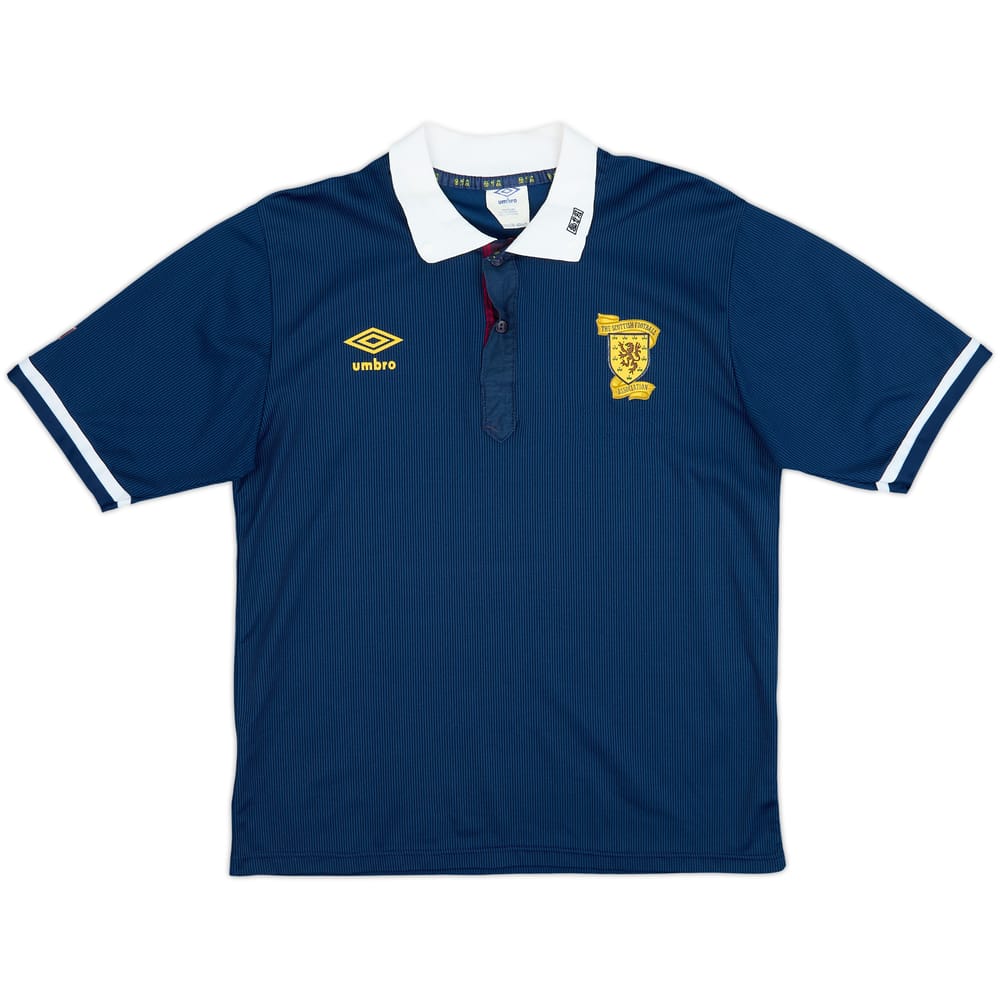 1988-91 Scotland Home Shirt #7 - 6/10 - (M)