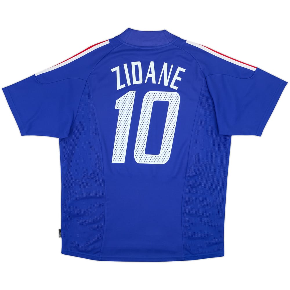 2002-04 France Home Shirt Zidane #10 - 10/10 - (L)